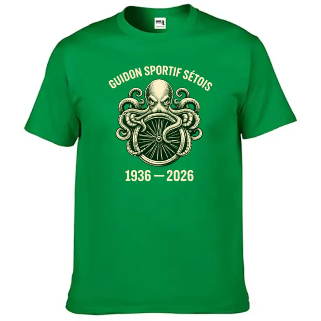 T-shirt 90 ans Guidon Sportif Sétois